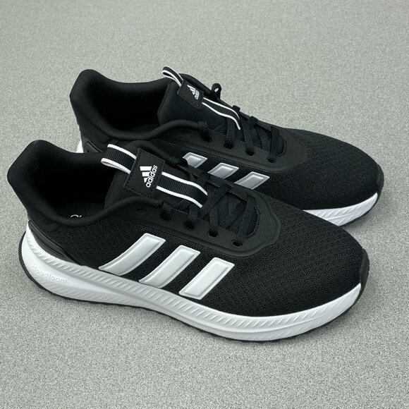 NEW Adidas X_Plrpath Women's Size 7.5 Cloudfoam Comfort Running Black & White - Picture 1 of 7